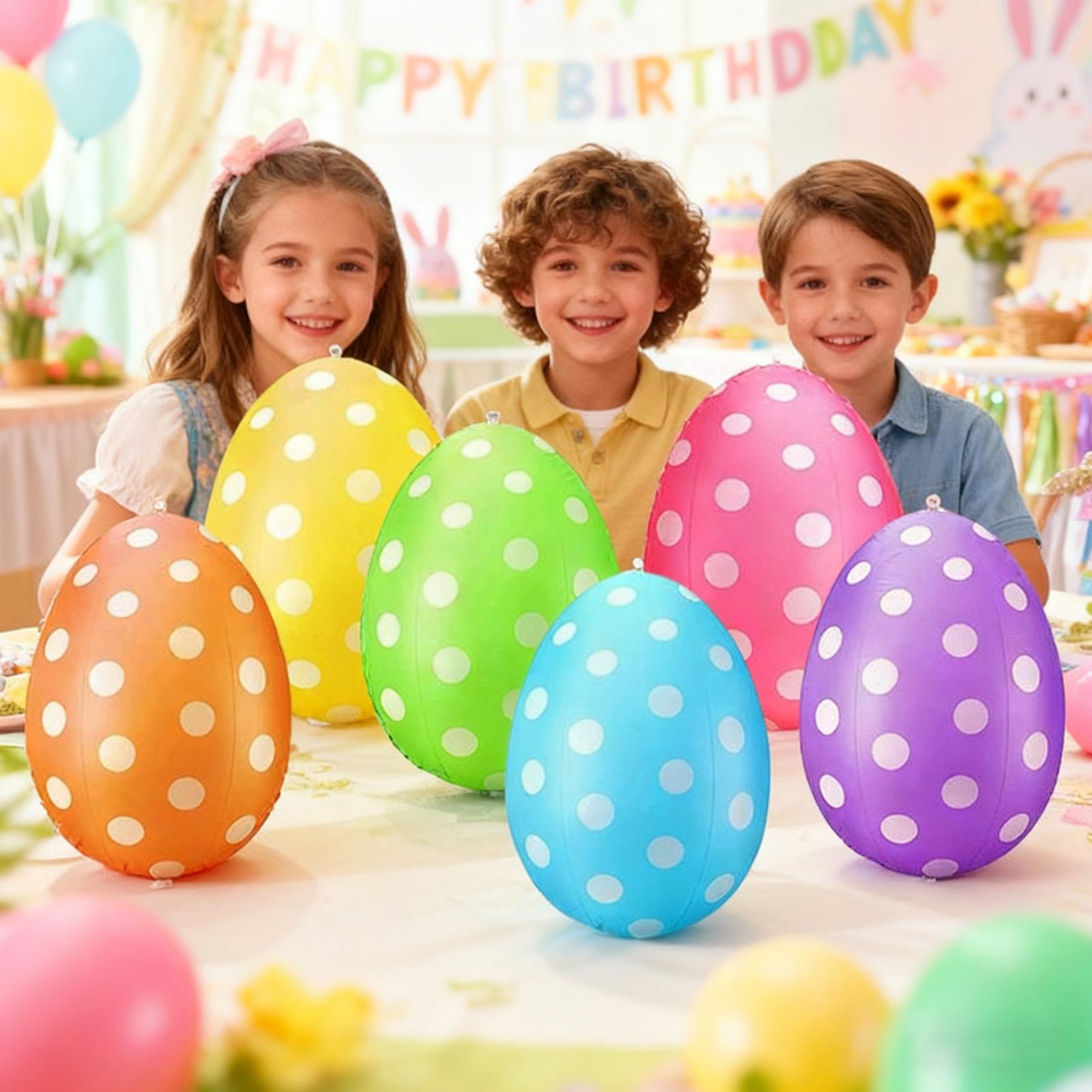 Inflatable Easter Eggs 6Pcs/se - đánh giá và giá Kids Yard Toys