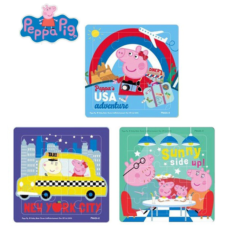 Peppa pig Figures MINI Jigsaw  - đánh giá và giá Kids Toys 3 Year Old