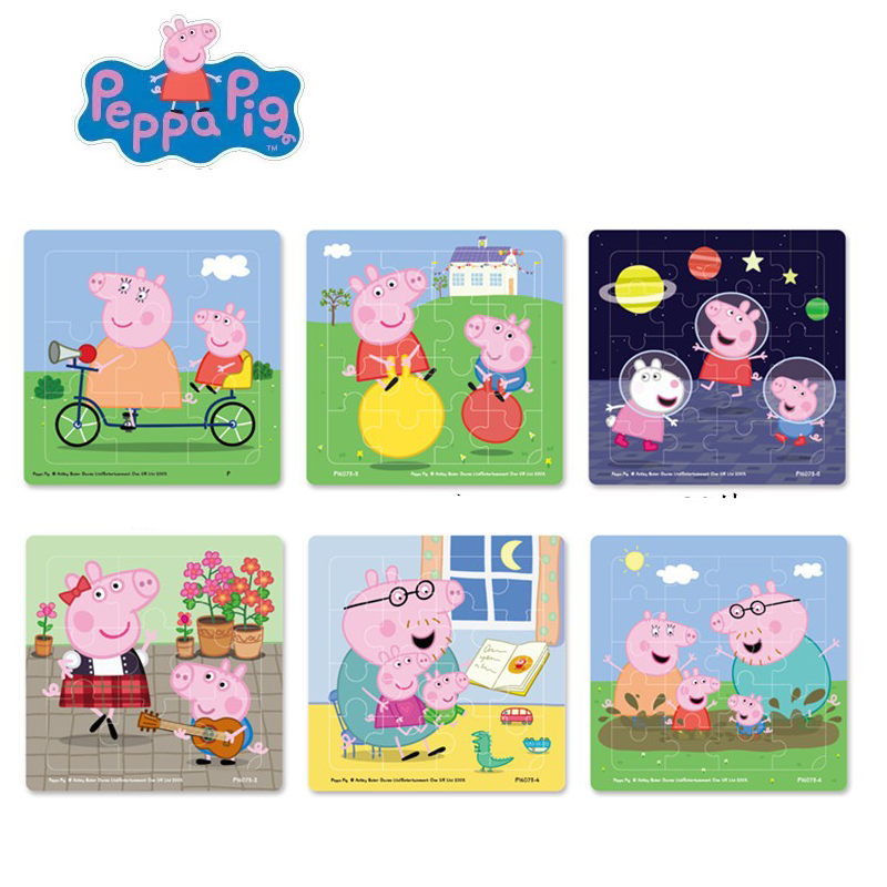 Peppa pig Figures MINI Jigsaw  - đánh giá và giá Kids Toys 3 Year Old