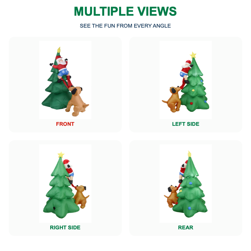 6FT Christmas Inflatable Dog C - đánh giá và giá Kids Yard Toys