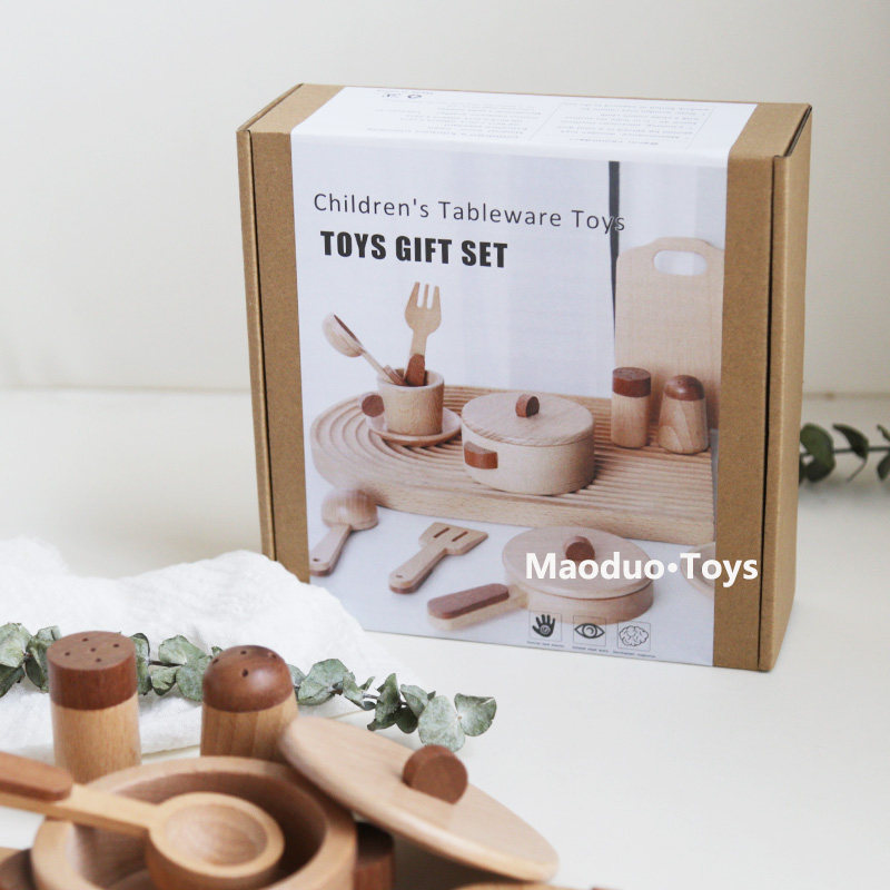 Maoduo Toys Beech Wooden Kids  - đánh giá và giá Kids Toys Kitchen Set