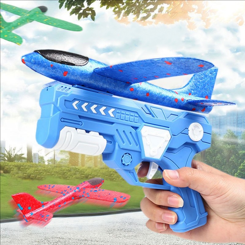 Glowing LED Foam Plane Launche - đánh giá và giá Catapult Launcher Toy
