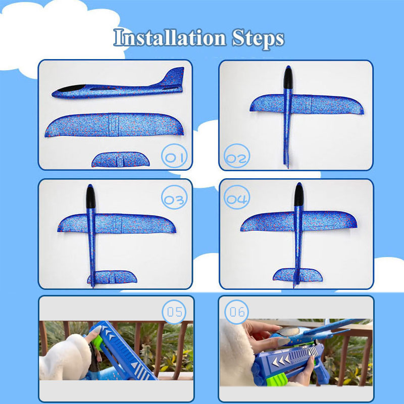 HH Kids 24/34cm Foam Plane Lau - đánh giá và giá Catapult Launcher Toy