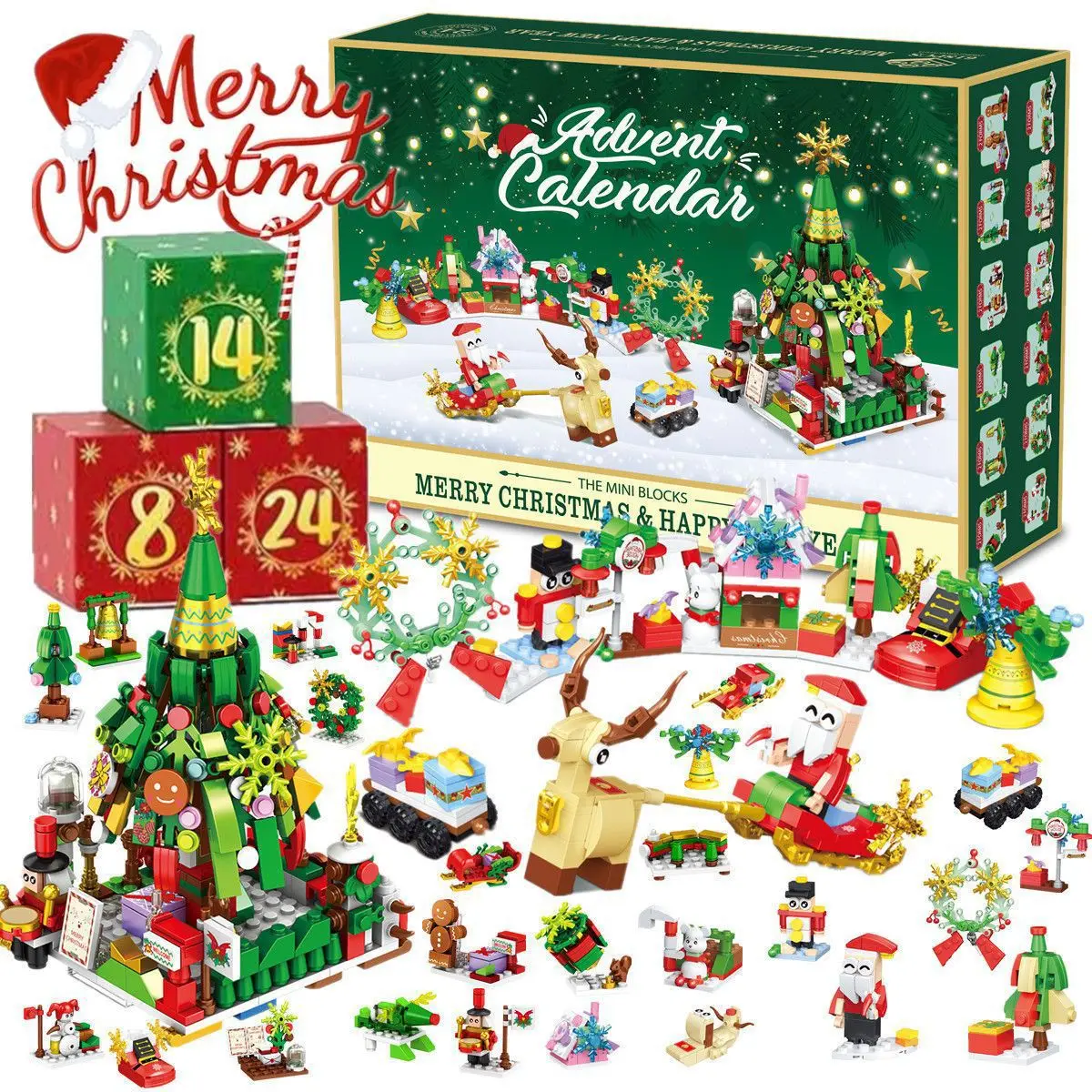 New 24Years Christmas building - đánh giá và giá Kids Toys Xmas